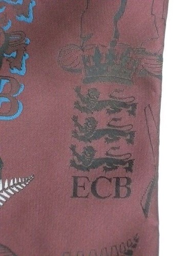 ecb cricket tie 1999 edgbaston england v new zealand tie rack england test match - Picture 2 of 13