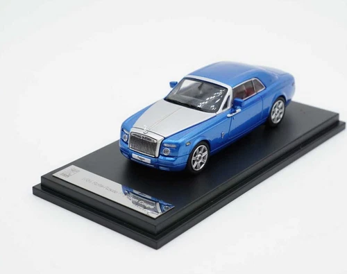 1:64 Scale Rolls-Royce Phantom Coupe Blue Diecast Car Model Collection Toy - Picture 1 of 2