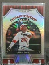 2022 Panini Prizm Baseball Juan Soto Championship Stage Silver Prizm