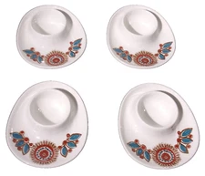 4 vintage egg cups "Astrid" by FIGGJO FLINT, Norway. TURI Gramstad's DESIGN