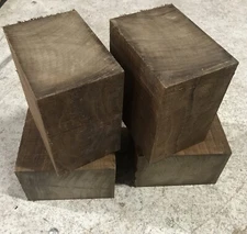 6” X 6” X 4” PA Black Walnut Turning Wood Blanks Square Block Bowl Blank Qty 4