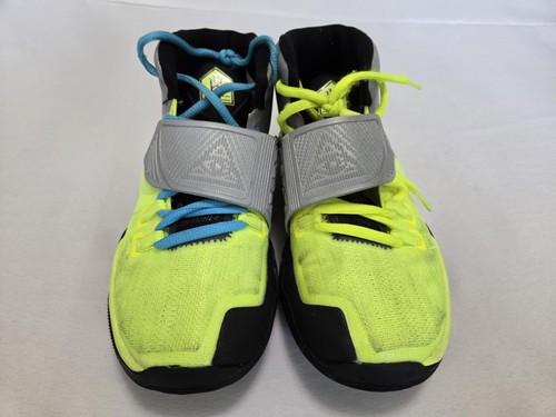 Jugendliche Kinder Nike Kyrie 6 Cross VOLT/SCHWARZ Basketballschuhe CN8581-704 Größe 3Y - Bild 2 von 6