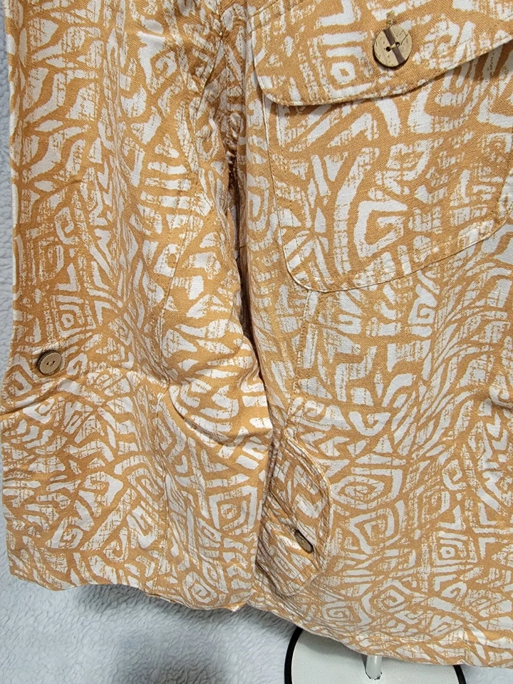 Ruby Rd Womens Jacket Coat Size 1X 2X Brown White - Image 4 of 4