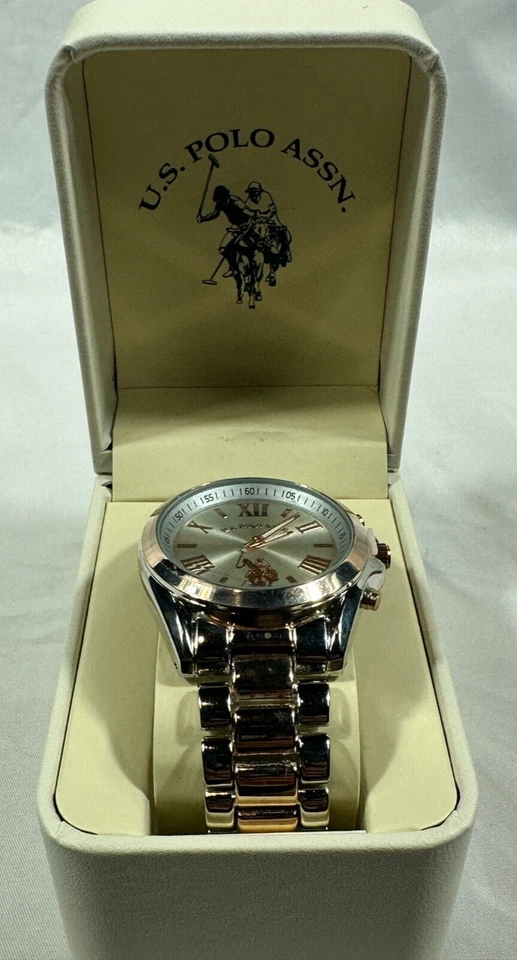 U.S. Polo Assn. Reloj Mujer USC40176 Pantalla Analógica Cuarzo Dos Tonos Foto 4 de 4