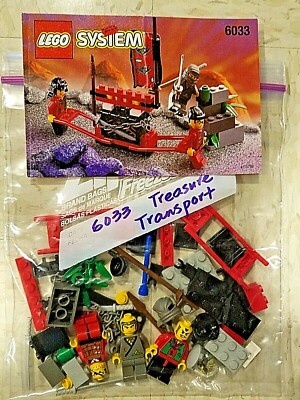 LEGO Adventurers Ninja Set 6033 Treasure Transport Complete