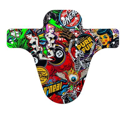 Azonic Splatter Fender Crank Fahrrad Spritz Schutz Schutzblech Kunststoff Multi