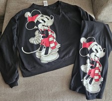 Vintage Disney Mickey Mouse Jogger Set Sweatpants Sweatshirt Matching 2XL RARE   