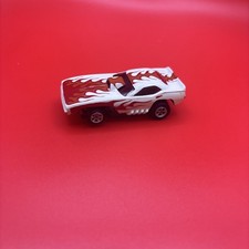 Aurora AFX Ho Slot Car Vega Van Gasser White Red Flames