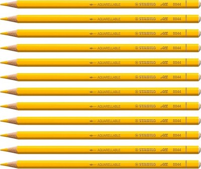 Stabilo All Coloured Pencils for Almost All Surfaces Collapsible Box of 12
