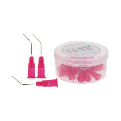 Gingi-Pak 20200 Pre-Bent Luer Lock Needles Red 23 Gauge 100/Pk