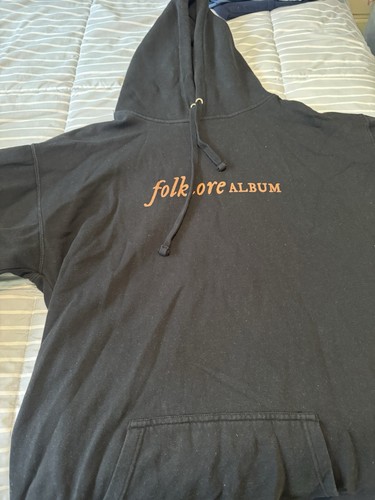 Taylor Swift Grafik Hoodie Gr. XXL schwarz Folklore Album offizieller Webstore