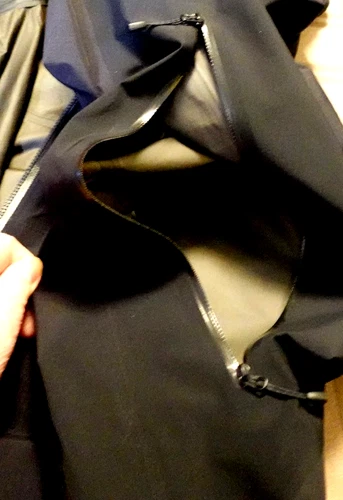 Arc'teryx Men’s beta Black Hooded Nylon Rain Coat Jacket Full zip Windbreaker~M image 13