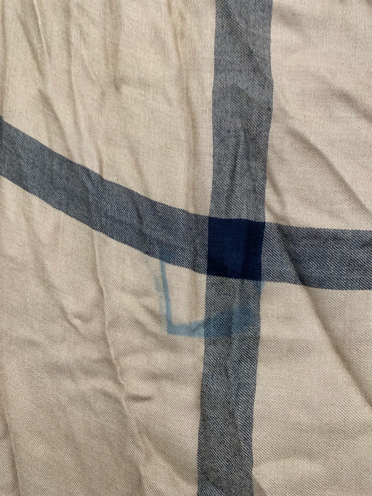 BURBERRY SILK EXPLODED CHECK PATTERN SCARF 47X47 - image 3