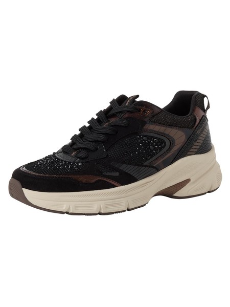 Damen Sneaker Tamaris Textil Schwarz 40 Eu, Sportlich, Freizeit Schuhe-image