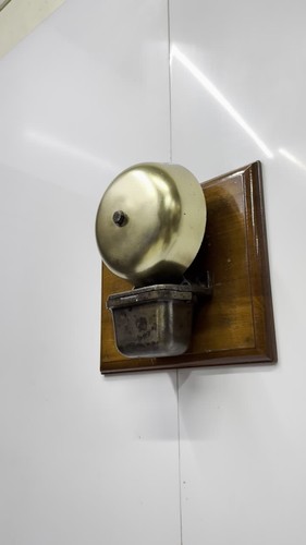 Pair of Ship Brass Bell – Nautical Iron Body, Reclaimed Maritime Decor Vintage - Video 1 of 1