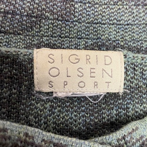 Sigrid Olsen Sport Cardigan Sweater Womens Embroidered Artsy Boho Grandma Vtg - Picture 3 of 12