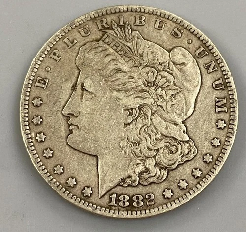 1882 CC Carson City Morgan Silver $1 VF+ L23898