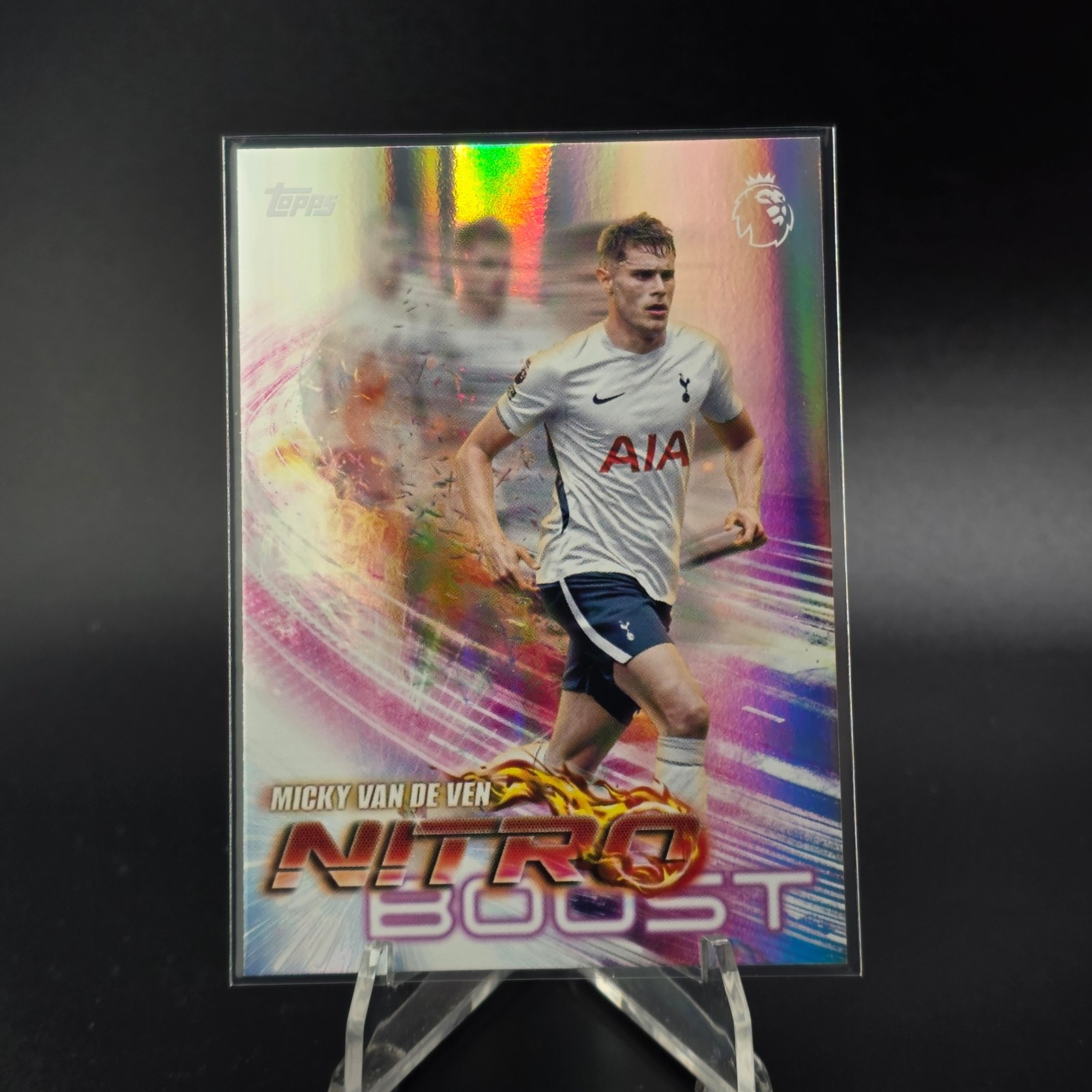 2026-27 Topps Flagship Premier League #NB22 Micky van de Ven Nitro Boost