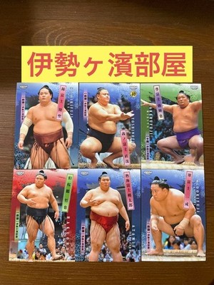 Grand Sumo BBM Card Set Isegahama Stable Takerufuji Hakuoho Atami-fuji