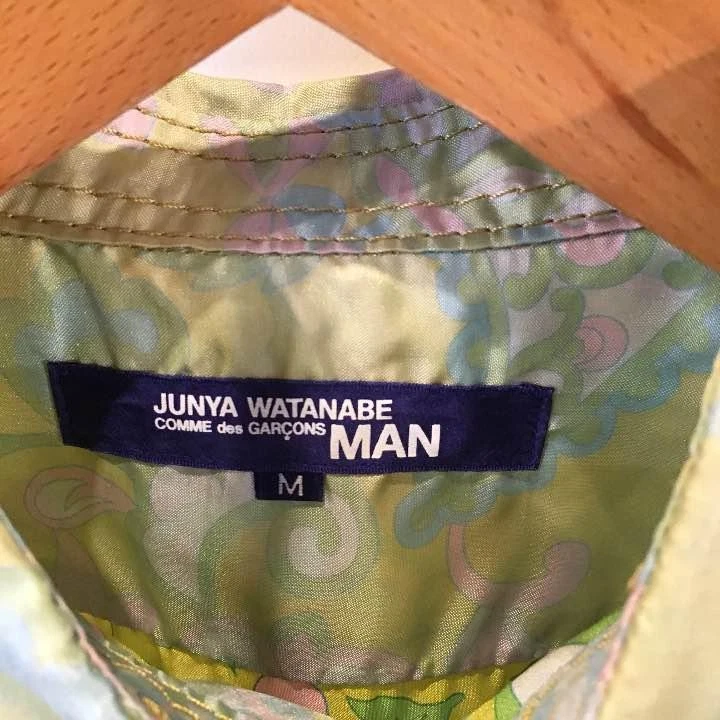 USED COMME DES GARCONS JUNYA WATANABE ALL-OVER PRINT PAISLEY SHIRT FOR MEN GOO — 第 3/4 张图片