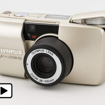  【US Duty Paid】【N.Mint】Olympus μ [mju:] Zoom 105 analoge Kompaktkamera aus J...