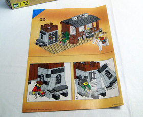 1996 Lego Sheriff's Lock-Up 6755 System Wild West EMPTY BOX ONLY & INSTRUCTIONS