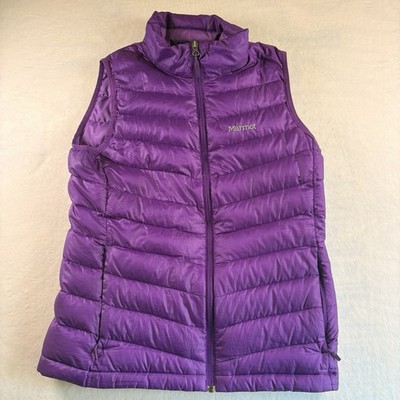 Marmot Jena Vest Womens Size Medium Purple 700 Fill Power  Goose Down Puffer