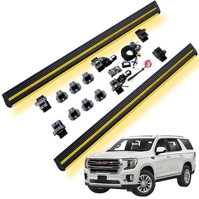 Dual LED Electric Power Running Board Fits For GMC Yukon 2020-2026