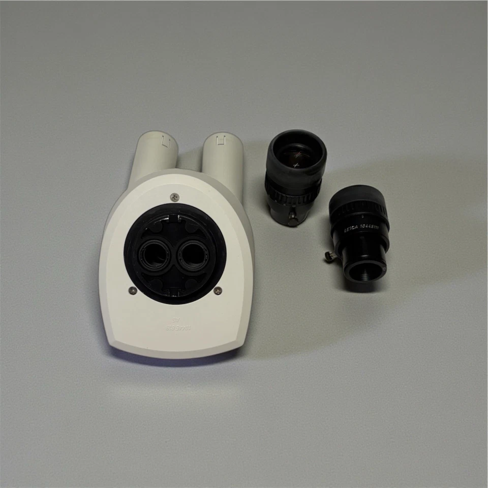 Leica Stereo Mikroskop Binokularkopf + Okulare 10x/21B (Original, guter Zustand) - Bild 3 von 3