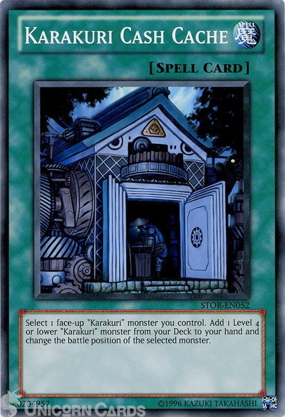 STOR-EN052 Karakuri Cash Cache Common UNL Edition Mint Yu-Gi-Oh! Card