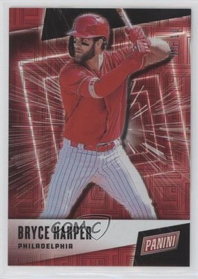 2019 Panini Father's Day Escher Squares 5/10 Bryce Harper #5 8tn