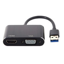 USB 3.0 to HDMI   VGA HDTV Adapter Cable External Graphics Card for Windows L...