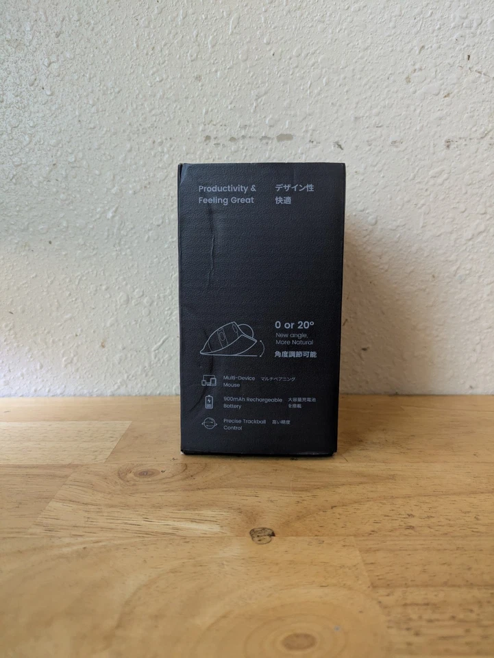 ProtoArc EM01 NL Ergonomic Wireless Trackball Mouse - Image 4 of 4