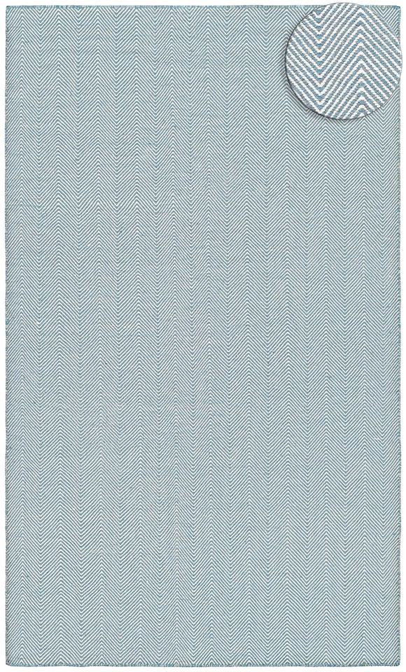 Alfombra de interior/exterior Cottages Bungalow, 8' x 10', azul denim Foto 2 de 4