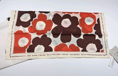 Marimekko Kioski Astrilli Unikko Floral Organic Cotton Scarf Bandana