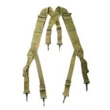 usgi military web gear m1951 suspenders green