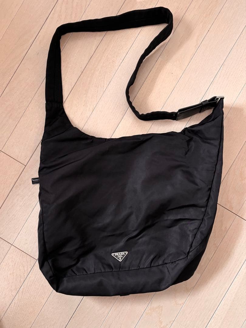 PRADA Black Nylon Leather Shoulder Bag thumbnail 8