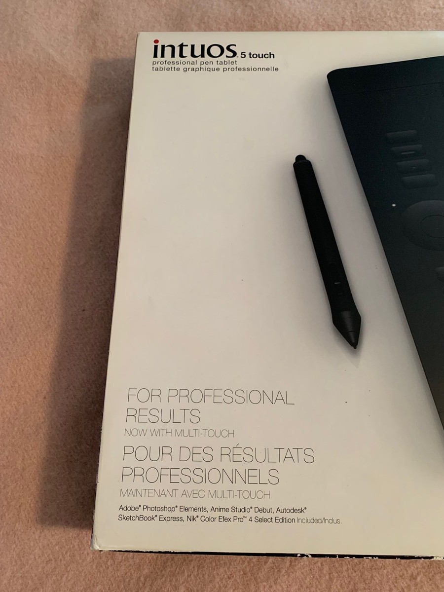 Wacom Intuos5 Touch Pad & Pen - Large, Black (PTH-850) for