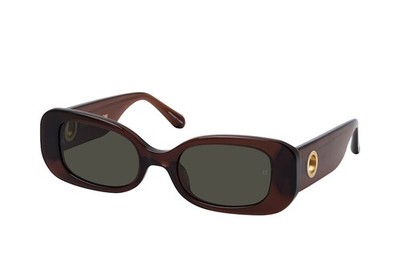 Linda Farrow Sonnenbrille Lola LFL 1117 C8 - Braun - B Ware