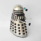 Doctor Who Classic Silver Black Dalek Action Figure 5.5" old loose #A3