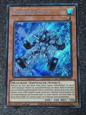 Kristron Quan   RA04-DE021   Yu-Gi-Oh!   Secret Rare   Near Mint   Deutsch