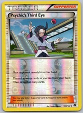 Psychic's Third Eye 108/122 Uncommon BREAKpoint Pokemon Reverse Holo Near Mint