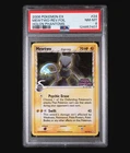 2006 POKEMON EX HOLON PHANTOMS #24 MEWTWO-REVERSE FOIL PSA 8