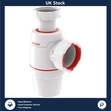 Reliable Neo Sink Siphon Leak Proof Adjustable White Kitchen Waste Pipe Unit