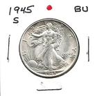 1945 "S" WALKING LIBERTY HALF DOLLAR ***BU***