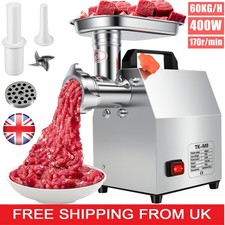 Commercial Electric Meat Grinder Mincer Sausage Maker Filler Machine 60KG/H 400W
