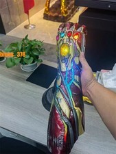 1/1 Replica Iron Man MK85 Battle Damage Nano Gauntlet Infinite Led Gloves Toy