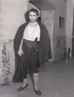 Mario Del Monaco 18x24 cm Signiertes Foto | Autogramm / Autograph [EW]