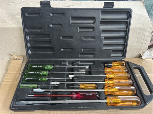 Crescent Screwdriver Set Flat Blade And Philips Head 12pcs