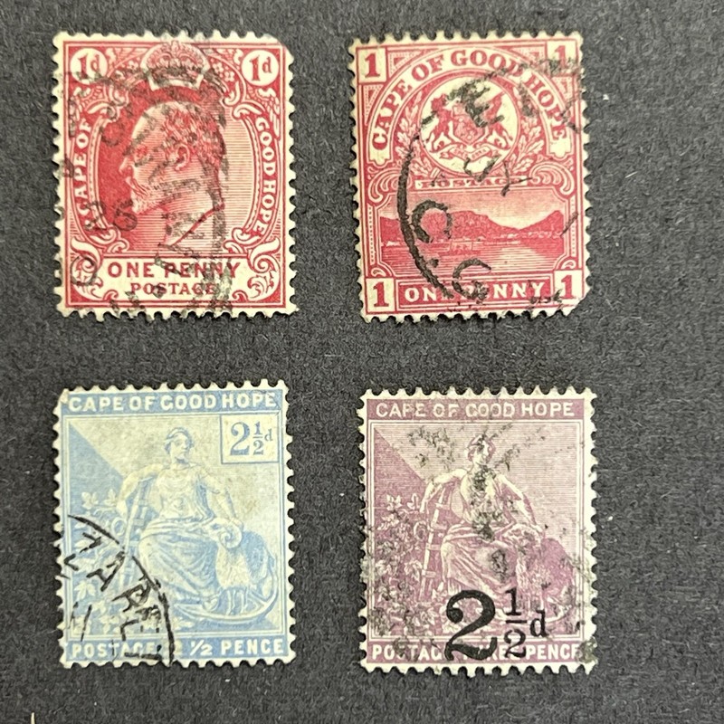 1891-1903 Vintage Stamps Cape of Good Hope